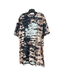 Womens Shein pink black "feel the burn," t shirt Sz XS shirt dress super soft